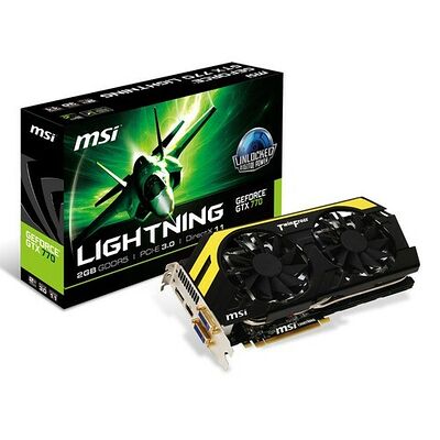 Carte graphique MSI GeForce GTX 770 Lightning, 2 Go