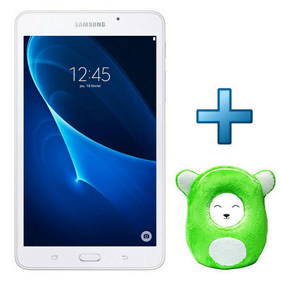 Samsung Galaxy Tab A6 7'' 8 Go Wi-Fi Blanc (2016) + Ubooly Jumbo Vert