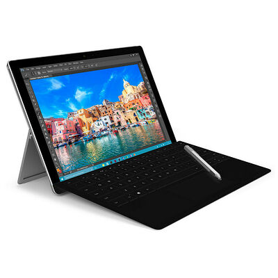 Microsoft Surface Pro 4 Core m3 128 Go Silver + Microsoft Type Cover Noir