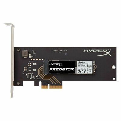 HyperX Predator, 480 Go, PCI-E 4x HHHL (Type 2280)