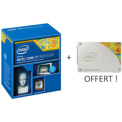 Intel Core i7-4790K (4.0 GHz) + SSD Intel 535 Series 120 Go offert !