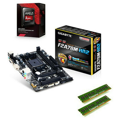 Kit évo AMD A8-7650K Black Edition (3.3 GHz) + Gigabyte GA-F2A78M-HD2 + 8 Go