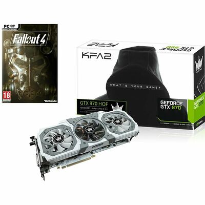 KFA2 GeForce GTX 970 HOF, 4 Go + Fallout 4 offert ! (version boîte)