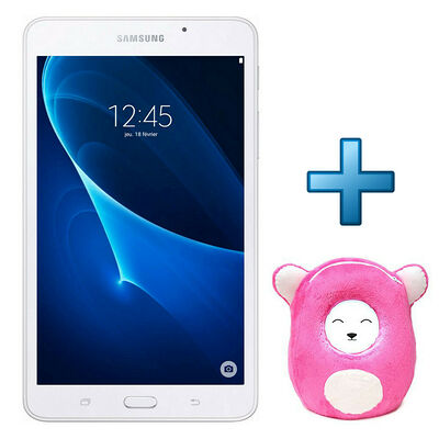 Samsung Galaxy Tab A6 7'' 8 Go Wi-Fi Blanc (2016) + Ubooly Jumbo Rose