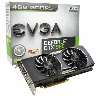 EVGA GeForce GTX 960 SSC GAMING ACX 2.0+, 4 Go