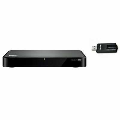 Serveur de stockage NAS QNAP HS-210 + 1 Clé USB Tuner TV TNT Offerte !