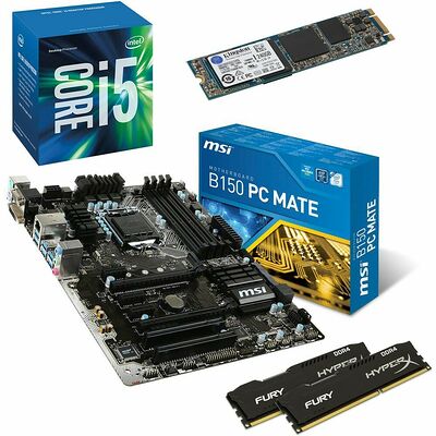 Kit d'évo Core i5-6400 (2.7 GHz) + MSI B150 PC MATE + SSD 240 Go + 8 Go