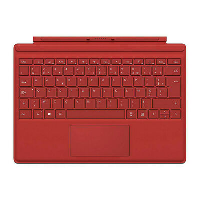 Microsoft Type Cover Surface Pro 4 Rouge