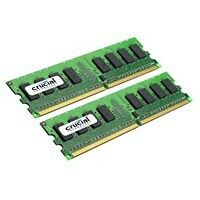 Kit Dual Channel DDR3 Crucial, 2 x 2 Go, PC3-10600