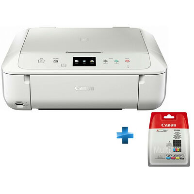 Canon Pixma MG6851 + 1 Pack de 4 cartouches d'encre Noire/Couleurs, CLI-571