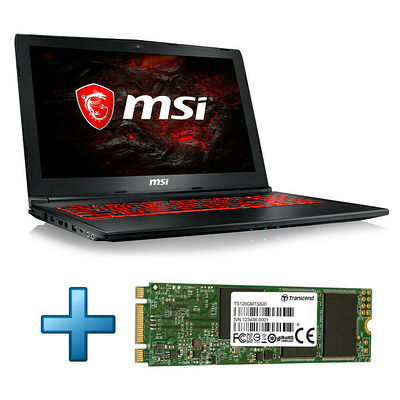 MSI GL62M 7RDX-2036XFR + SSD Transcend 120 Go