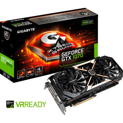 Gigabyte GeForce GTX 1070 XTREME GAMING, 8 Go
