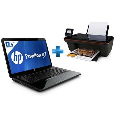 HP Pavilion G7-2346SF, 17.3" + Imprimante HP 3 en 1 Deskjet 3057A