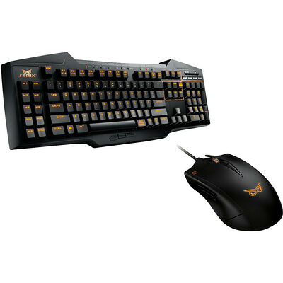 Pack Gaming Asus, Strix Tactic Pro (MX Red) (AZERTY) + Strix Claw Dark Edition