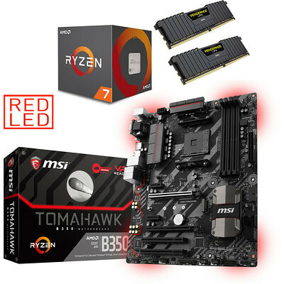Kit d'évo AMD Ryzen 7 1700 (3.0 GHz) + MSI B350 TOMAHAWK + 16 Go