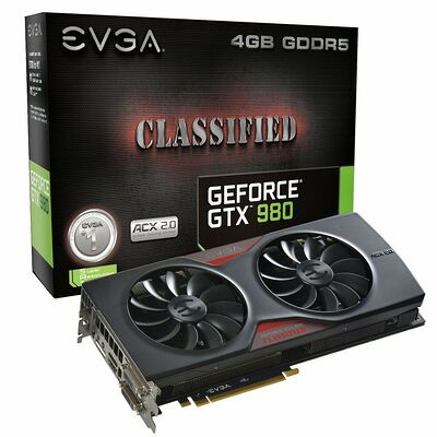 Carte graphique EVGA GeForce GTX 980 Classified with ACX 2.0, 4 Go