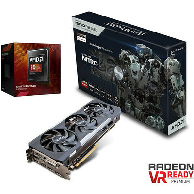 Sapphire Radeon R9 390 NITRO Tri-X OC (UEFI / Backplate), 8 Go + AMD FX-8370E