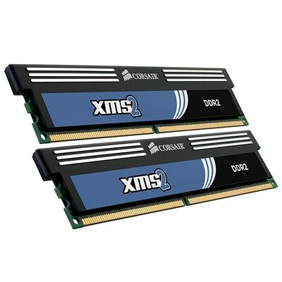 DDR2 Corsair XMS2, 2 x 2 Go, 800 MHz, CAS 5