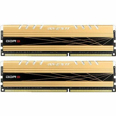 DDR3 Avexir Core Series GOLD, 2 x 4 Go, 2400 MHz, CAS 11 (LED Blanches)