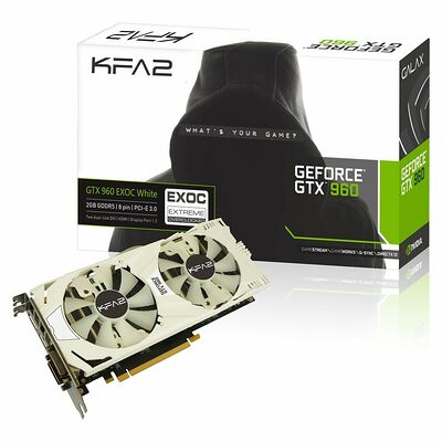 KFA2 GeForce GTX 960 EXOC White Edition, 2 Go