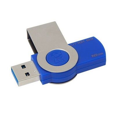 Clé USB 3.0 Kingston DataTraveler 101 Gen3, Bleu, 16 Go