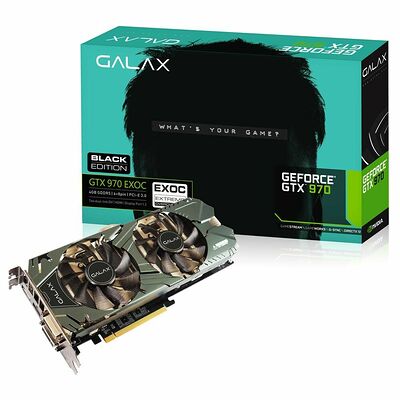 Galax GeForce GTX 970 EXOC Black Edition, 4 Go