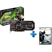 Carte graphique Asus GeForce GTX 560 DirectCU II OC, 1 Go + Batman Arkham City