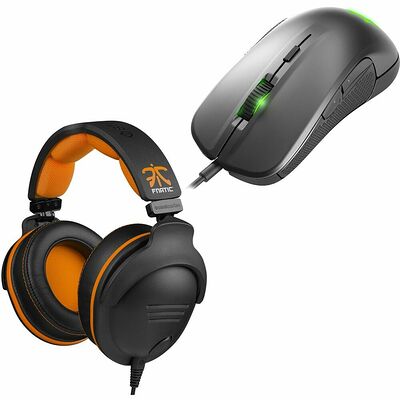 Pack Gaming SteelSeries, 9H USB Fnatic Team Edition + Rival 300 Argent