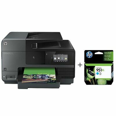 HP Officejet Pro 8620 e-All-in-One + 1 Cartouche d'encre Cyan, HP 951 XL