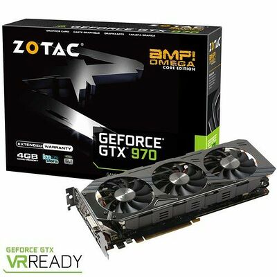 Zotac GeForce GTX 970 AMP! Omega Core Edition, 4 Go