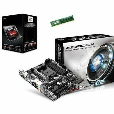 Kit d'évolution AMD A6-6400K BE (3.9 GHz) + ASRock FM2A88M Extreme4+ + 4 Go