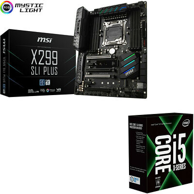 Intel Core i5-7640X (4 GHz) + MSI X299 SLI PLUS