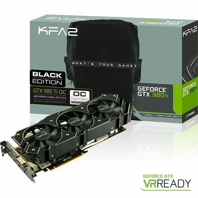 KFA2 GeForce GTX 980 Ti OC Black Edition, 6 Go