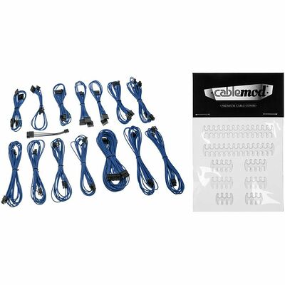 CableMod CM-Series VS, Bleu + Peignes