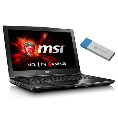 MSI GL62 7RD-468XFR + Microsoft Windows 10 Famille 32/64 bits USB