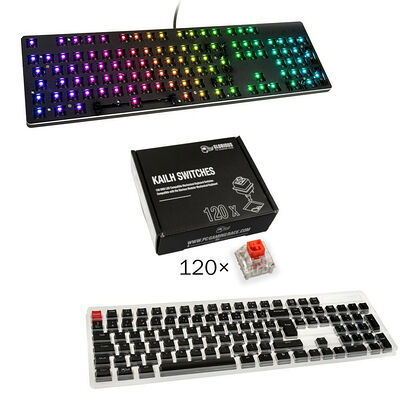 Glorious PC Gaming Race GMMK FullSize RGB + Kailh Box Red + ABS Keycaps (AZERTY)