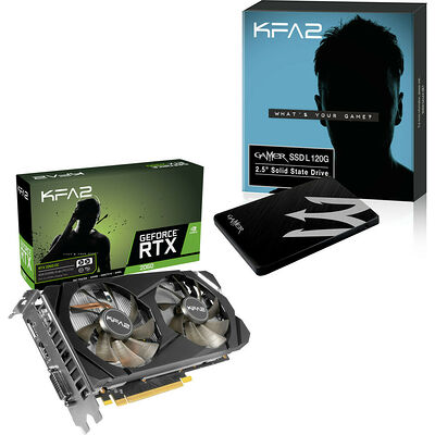 KFA2 GeForce RTX 2060 (1-Click OC), 6 Go + KFA2 Gamer SSD L, 240 Go, SATA III
