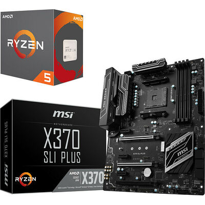AMD Ryzen 5 1600X (3.6 GHz) + MSI X370 SLI PLUS