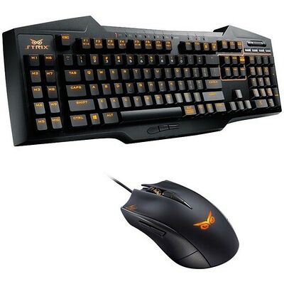 Pack Gaming Asus Strix, Clavier Tactic Pro + Souris Claw
