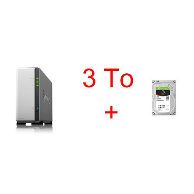 Synology DS115j + Seagate IronWolf, 3 To