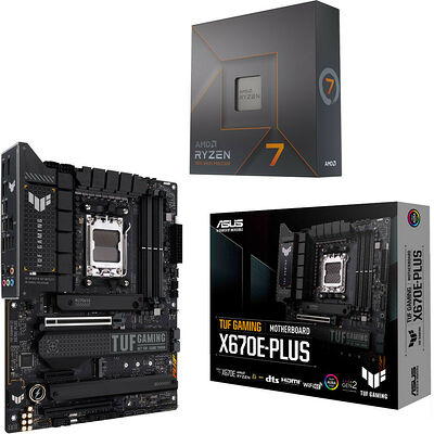 Duo AMD Ryzen 7 7700X + Asus TUF GAMING X670E-PLUS