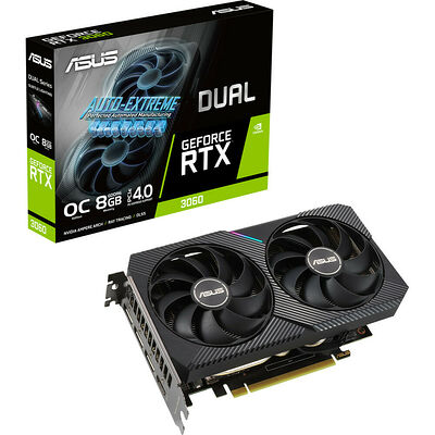 Asus GeForce RTX 3060 DUAL O8G (8 Go) (LHR)