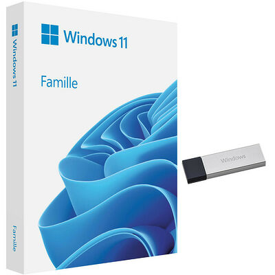Microsoft Windows 11 Famille - 64 bits (version Clé USB)