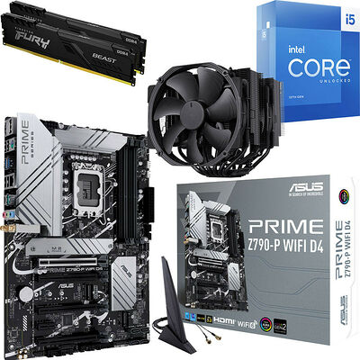Kit évo Core i5-13600K + PRIME Z790-P WIFI DDR4 + NH-D15 + 16 Go