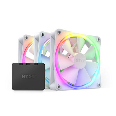 NZXT F120 RGB - Blanc (Pack de 3)