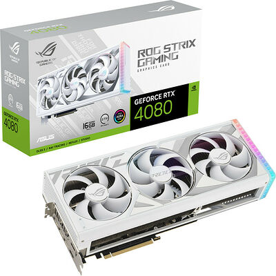 Asus GeForce RTX 4080 ROG STRIX 16G WHITE (16 Go)
