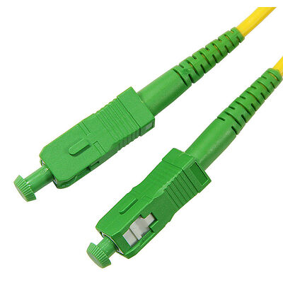 Cable optique simplex monomode 9/125 SC-APC/SC-APC (5 mètres)