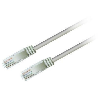Câble ethernet RJ45 CAT5e U/UTP - Blanc - 1 mètre - Textorm