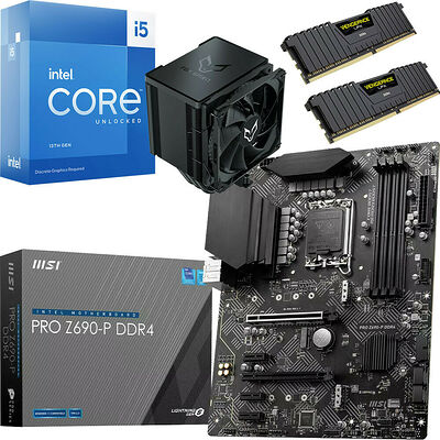 Kit évo Core i5-13600KF + PRO Z690-P DDR4 + XT120 + 32 Go