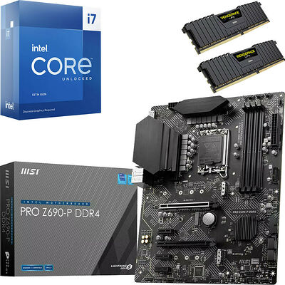Kit évo Core i7-13700KF + PRO Z690-P DDR4 + 32 Go